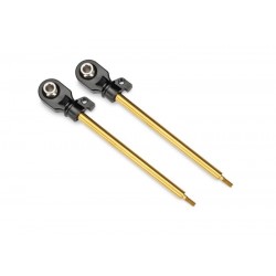 Traxxas 110 mm GT-Maxx TiN-Coated Steel Shock Shafts (2)