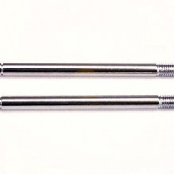 Traxxas Shock shafts, steel, chrome finish (long) (2)
