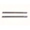 Traxxas Shock shafts, steel, chrome finish (long) (2)