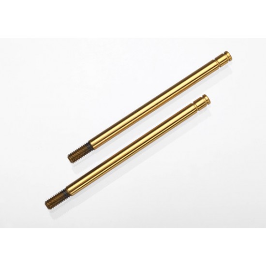 Traxxas  Shock shafts, hardened steel, titanium nitride coated (long) (2)