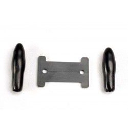 Traxxas Antenna caps, vinyl (2)/ antenna spool