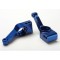 Traxxas Carriers, stub axle (blue-anodized 6061-T6 aluminum) (rear) (left & right)