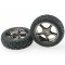 Traxxas Tires & wheels, assembled, glued (2.2")