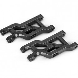 Traxxas Suspension arms, black, front, heavy duty (2)