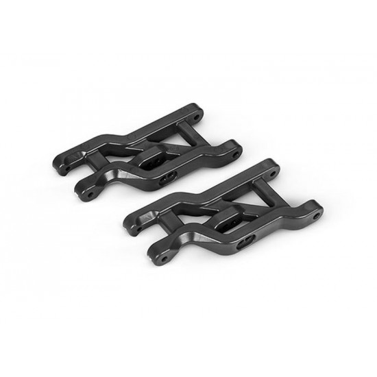 Traxxas Suspension arms, black, front, heavy duty (2)