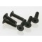 Traxxas Screws, 4x15mm countersunk machine (hex drive) (6)