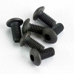 Traxxas Screws, 3x6mm button-head machine (hex drive) (6)