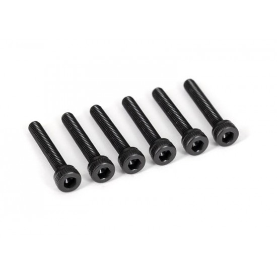 Traxxas Screws, 3x18mm cap-head machine (hex drive) (6)