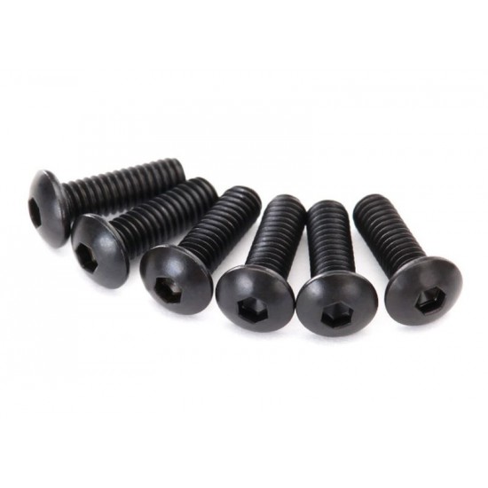 Traxxas Screws, 2.5x8mm button-head machine (hex drive) (6)