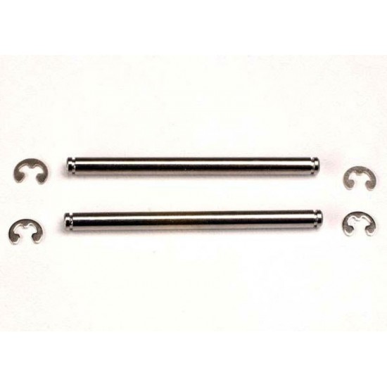 Traxxas  Suspension pins, 44mm (2) w/ E-clips