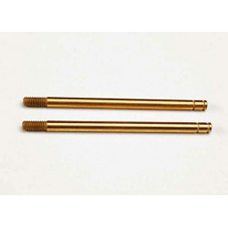 Traxxas Shock shafts, hardened steel, titanium nitride coated (xx-long) (2)
