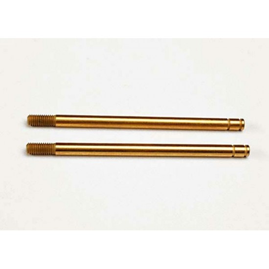 Traxxas Shock shafts, hardened steel, titanium nitride coated (xx-long) (2)