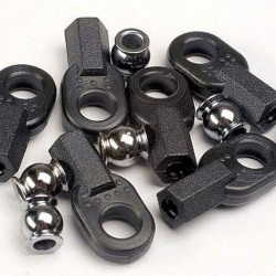 Traxxas Rod ends, long (6)/ hollow ball connectors (6)