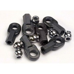 Traxxas Rod ends, long (6)/ hollow ball connectors (6)
