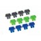Traxxas Battery charge indicators - green (4), blue (4), gray (4)