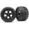 Traxxas All-Star 2.8" Black Chrome Wheels & Talon Tires (2)