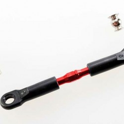 Traxxas Turnbuckle, aluminum (red-anodized), camber link, front, 39mm