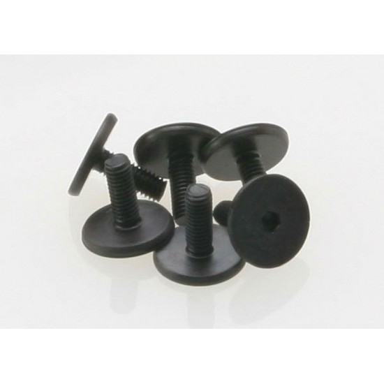 Traxxas Flat-Head Machine Screws 3x8 mm (6)