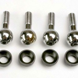 Traxxas Pivot balls (4)/ pivot ball cap bushings (4)