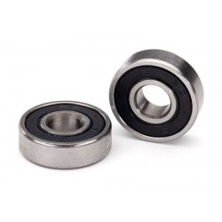 Traxxas Ball bearing, black rubber sealed (6x16x5mm) (2)