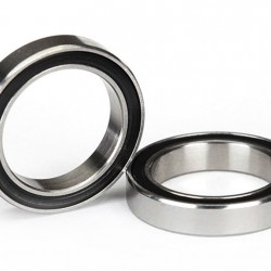 Traxxas Ball bearings, black rubber sealed (15x21x4mm) (2)