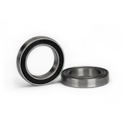Traxxas Ball bearing, black rubber sealed (15x24x5mm) (2)
