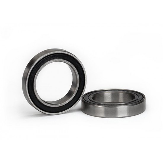 Traxxas Ball bearing, black rubber sealed (15x24x5mm) (2)