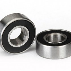Traxxas Ball bearings, black rubber sealed (5x11x4mm) (2)