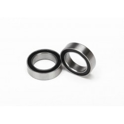 Traxxas Ball bearings, black rubber sealed (10x15x4mm) (2)