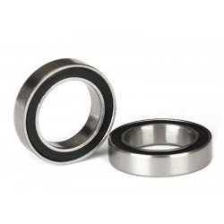 Traxxas Ball bearings, black rubber sealed (12x18x4mm) (2)