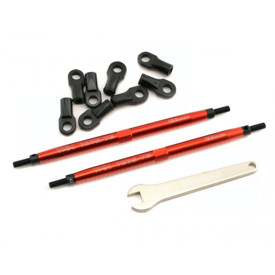 Traxxas Threaded Rods T6 Aluminium 5mm - Red