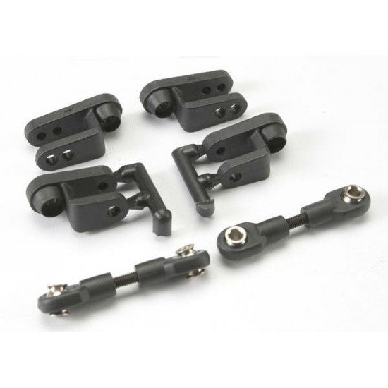 Traxxas Servo horns, steering, long, short, steering, rod ends 