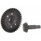 Traxxas Ring gear, differential/ pinion gear, differential (machined, spiral cut) (front)