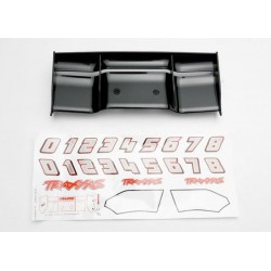 Traxxas Wing, Revo (black)/ decal sheet