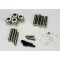 Traxxas U-joints, metal parts for 2 driveshafts