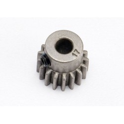 Traxxas Gear, 17-T pinion (0.8 metric pitch, compatible with 32-pitch) (fits 5mm shaft)/ set screw
