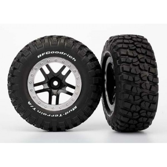 Traxxas SCT Wheels & BFGoodrich Tires (2) - 2 gumi na platiščih