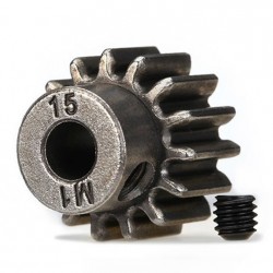 Traxxas 15-Tooth Pinion Gear (1.0 Mod) 5 mm Bore