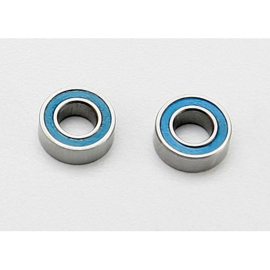 Traxxas Ball bearings, blue rubber sealed (4x8x3mm) (2)