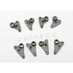 Traxxas Rocker arm set, progressive-2/ plastic bushings (8)