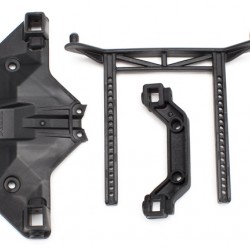 Traxxas Body mounts, front & rear/ body post, rear (1)
