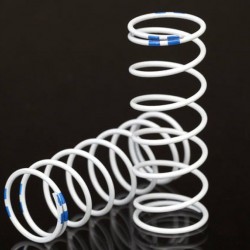 Traxxas Spring, shock, white (GTR xx-long) (1.004 rate blue) (1 pair)