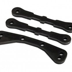 Traxxas Bulkhead tie bar, upper (1)/ lower (2) (steel)