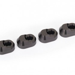 Traxxas Aluminum Suspension Pin Retainers (4), gray