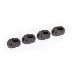 Traxxas Aluminum Suspension Pin Retainers (4), gray