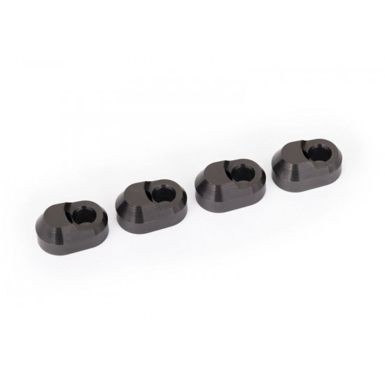 Traxxas Aluminum Suspension Pin Retainers (4), gray