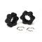 Traxxas Wheel hubs, hex (2)/ hex clips (2)