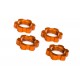 Traxxas Wheel nuts, splined, 17mm, serrated (4) - različnih barv