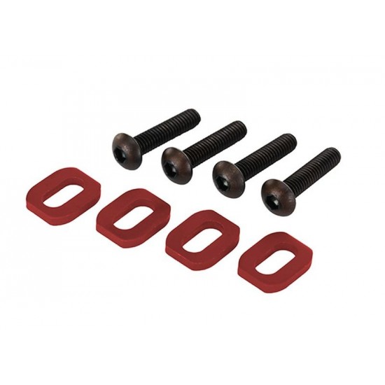 Traxxas Washers, motor mount, aluminum/4x18mm BCS (4) - različne barve