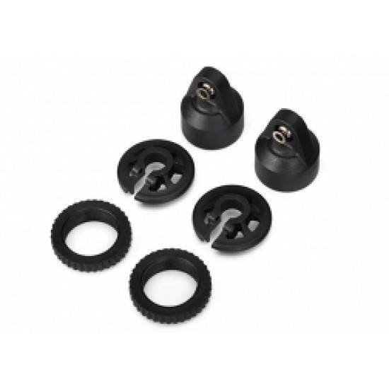Traxxas Shock caps, GTX shocks/ spring perch/ adjusters/ 2.5x14mm for 2 shocks